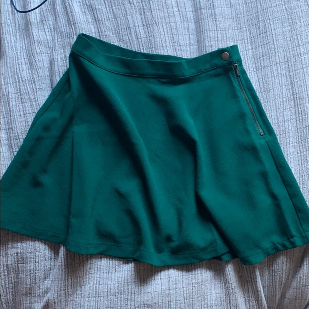 Green skirt